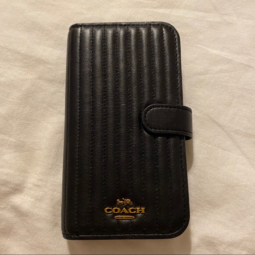Coach iPhone X and Xs wallet case